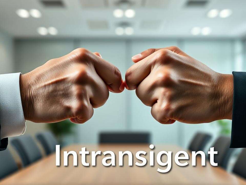 Word of the day: Intransigent