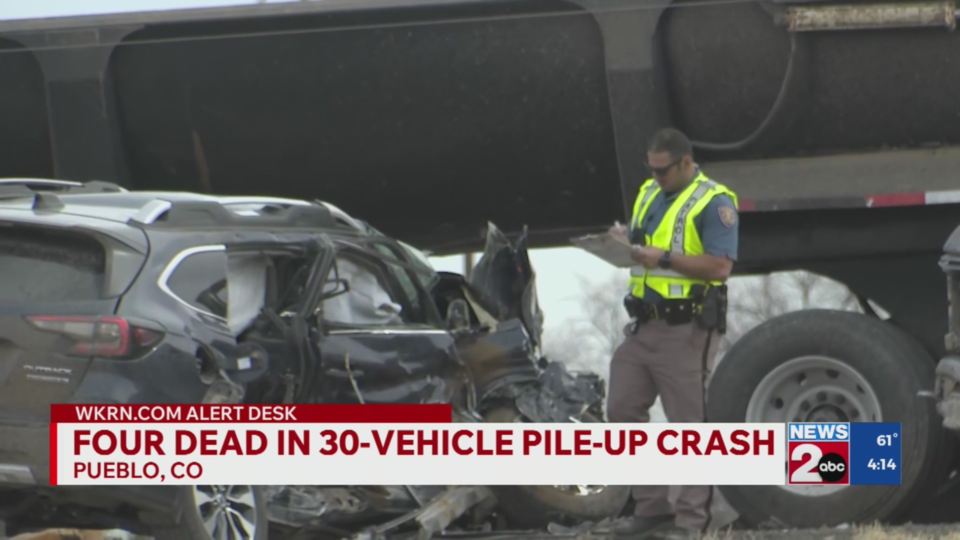 4 dead in 30-vehicle pile-up crash