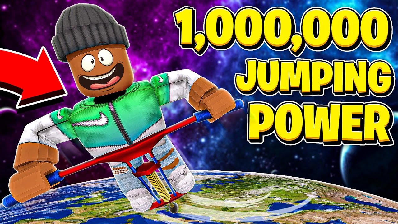 I got 1,000,000 jumping power and became #1 in Roblox