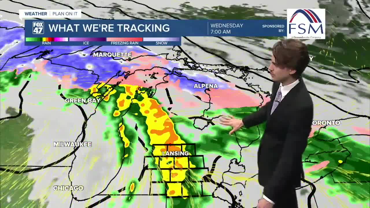 Tracking rain across mid-Michigan Wednesday morning with sunshine ...