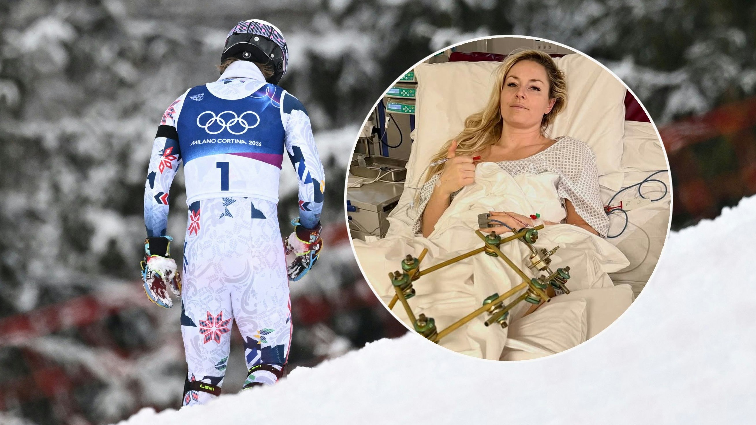 Verletzte Vonn spendet traurigem Wut-Norweger Trost