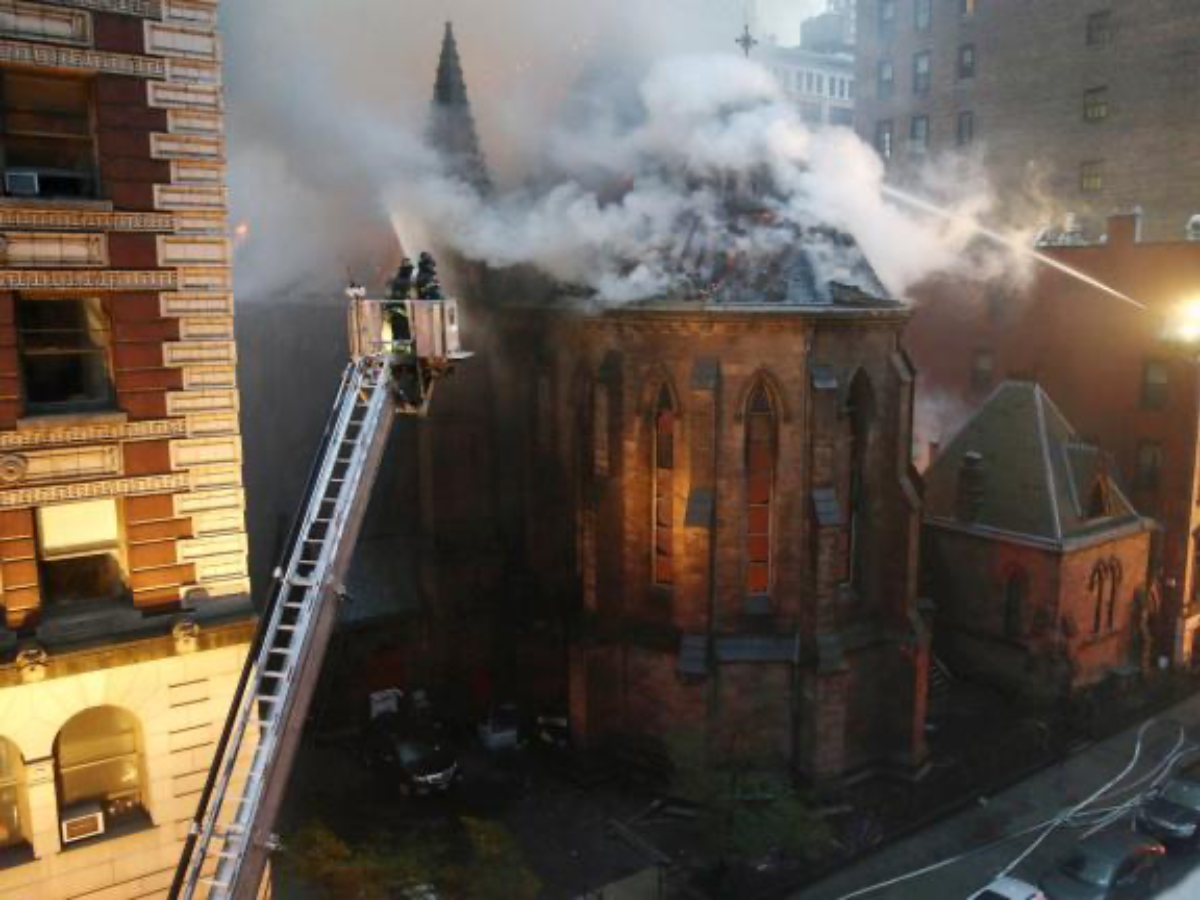 Explosion at New York church injures five, including firefighter after ...