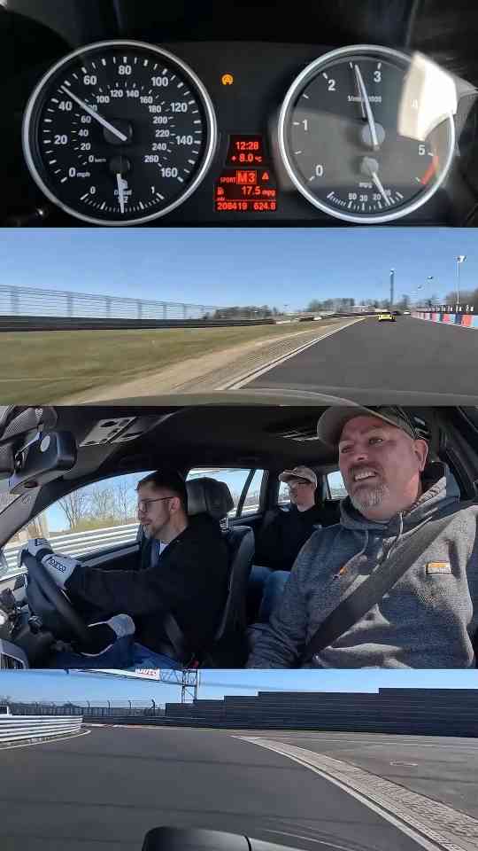 Unusual encounter between diesel boat and fast car
