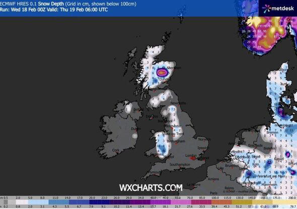 Snow maps show 51 inch blizzards pummelling UK as Met Office issues warning