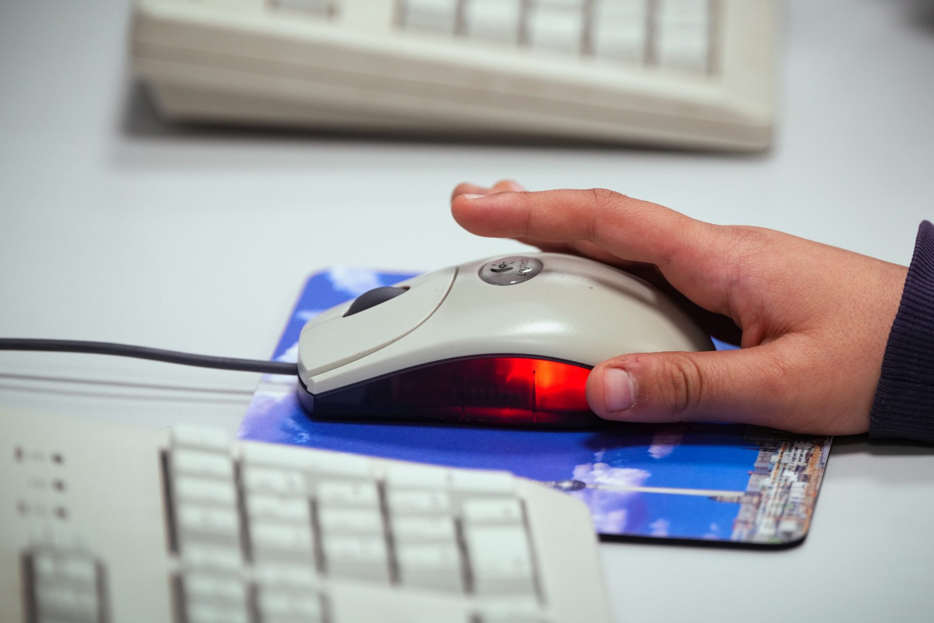 Mijnenveger en Solitair waren heel nuttig voor onze computerskills