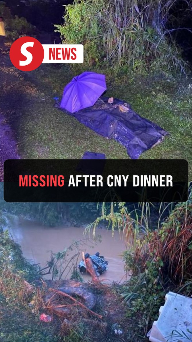 CNY tragedy: Missing man found dead in car submerged in river
