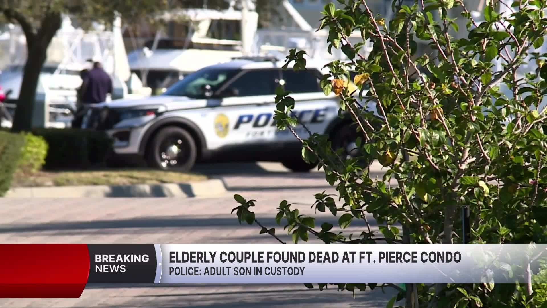 Adult son in custody after elderly couple found dead in Fort Pierce