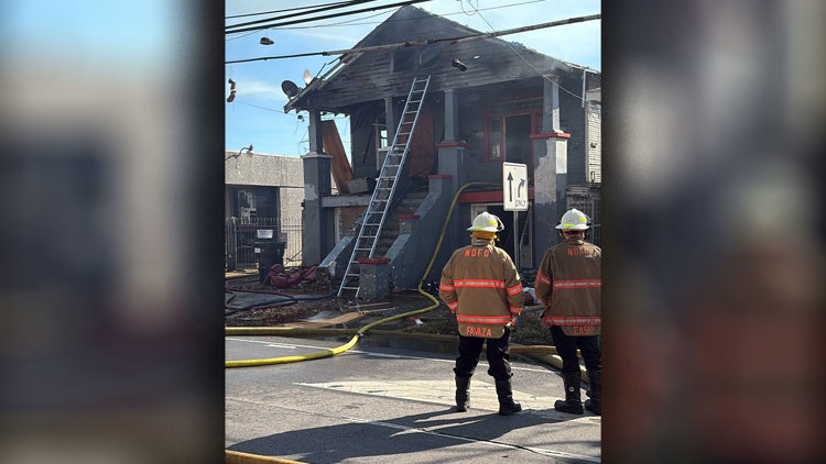 Firefighters battle blaze at abandoned Central City building
