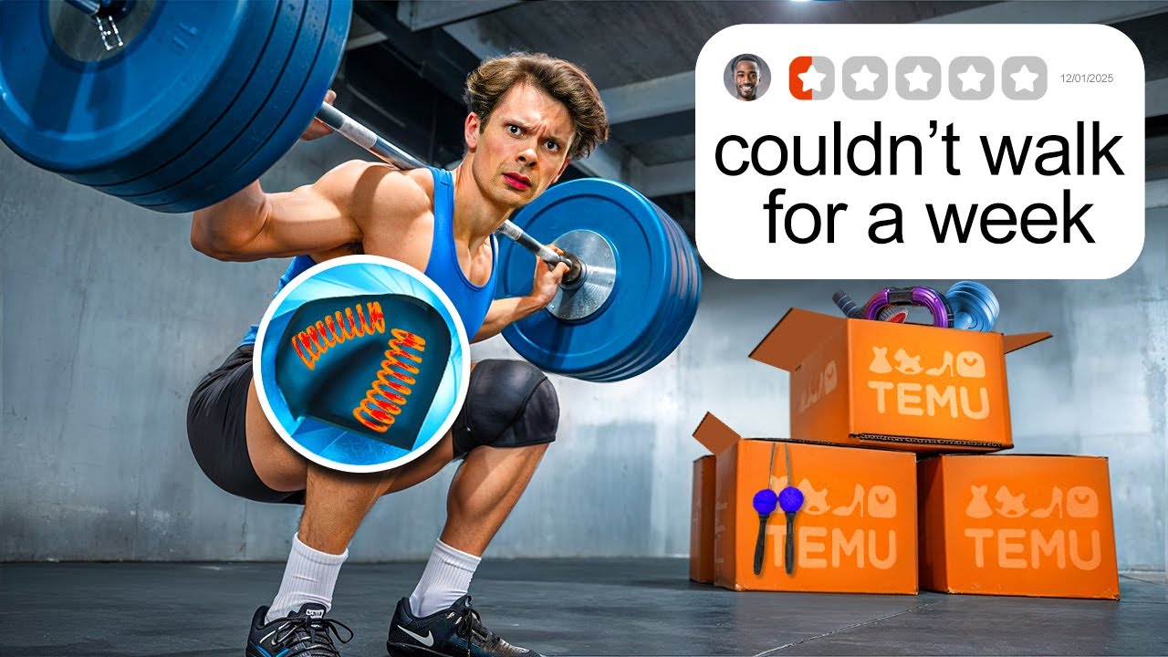 Testing viral Temu gym products