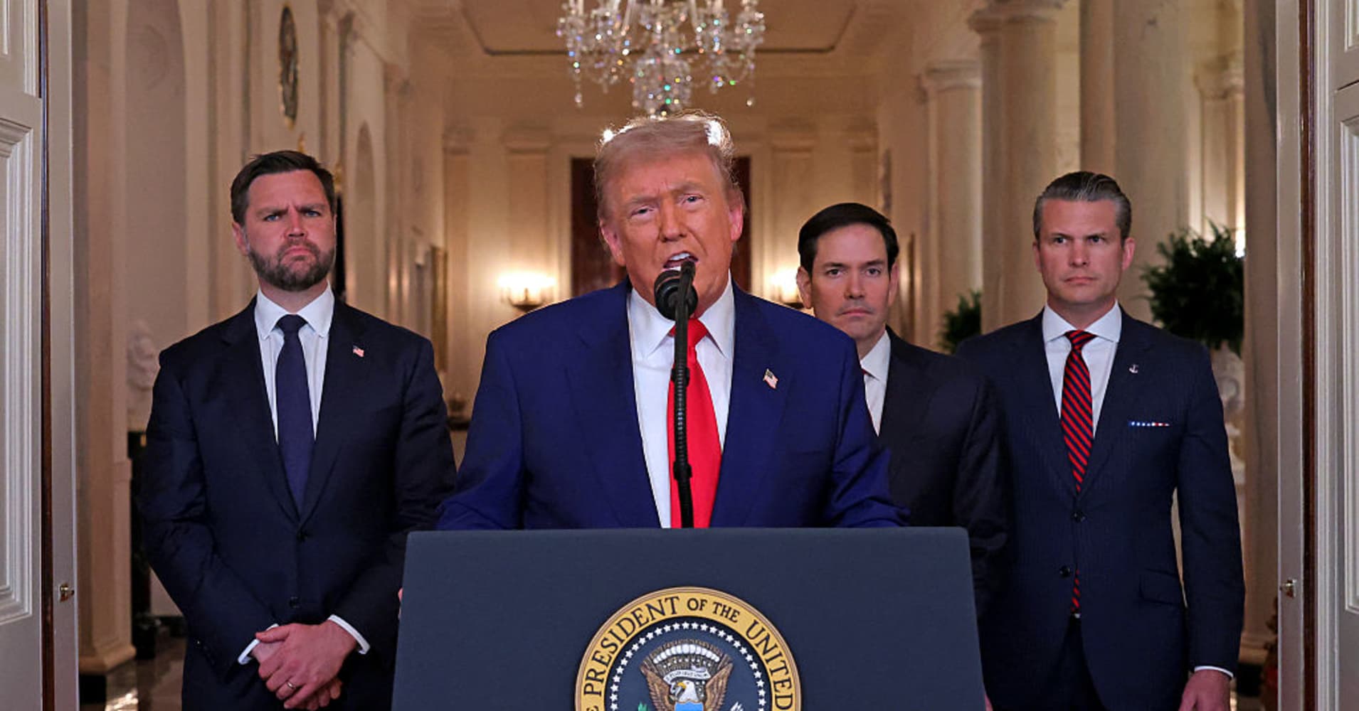 Trump says Iran wants a deal more than the US as American forces build ...