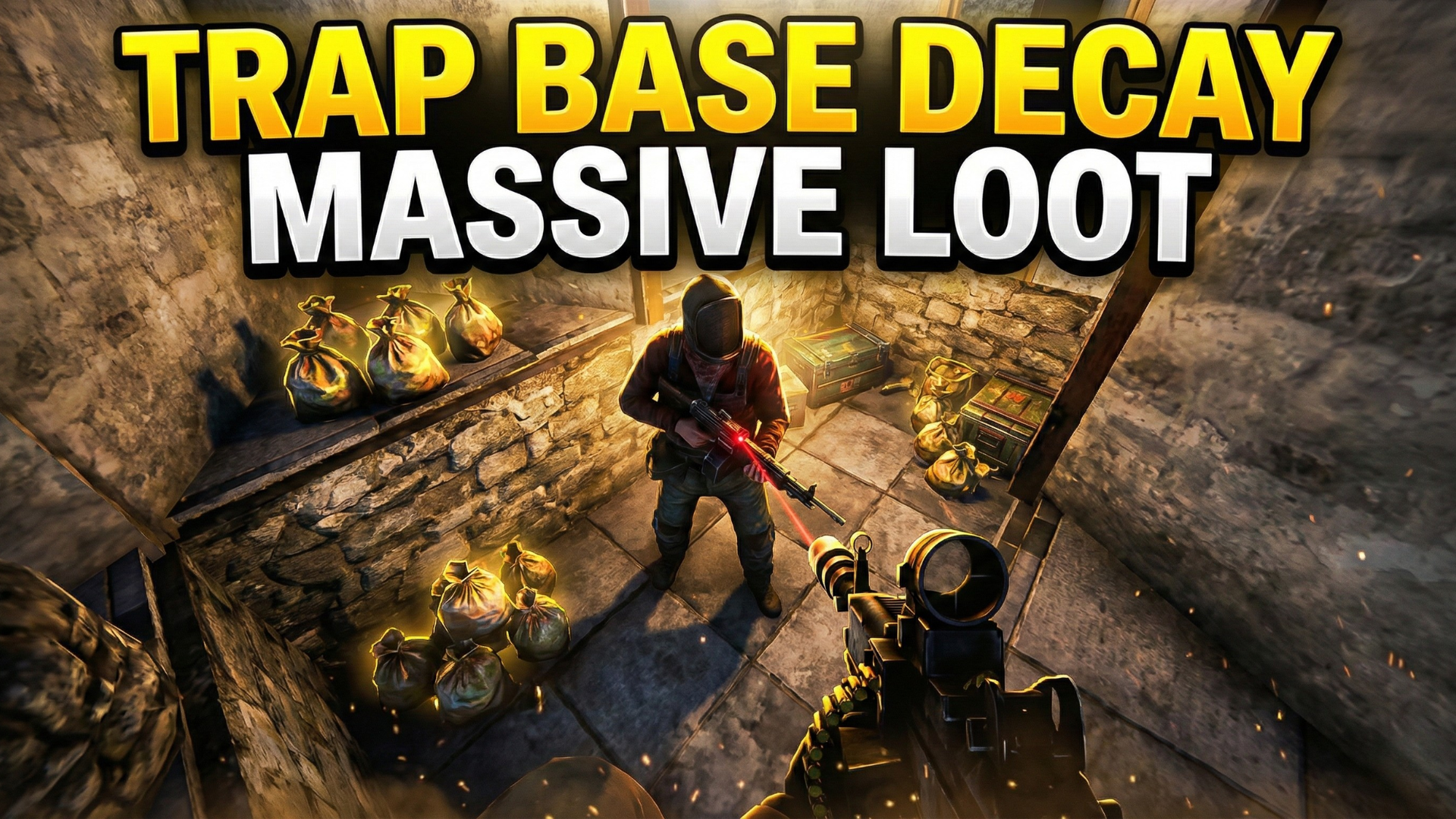Juicy loot discovery in a decaying trap base raid