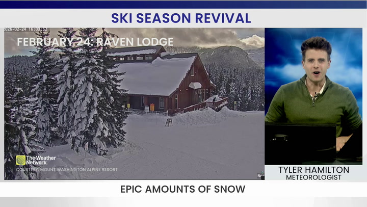Snow comeback: 108 cm in 48 hours