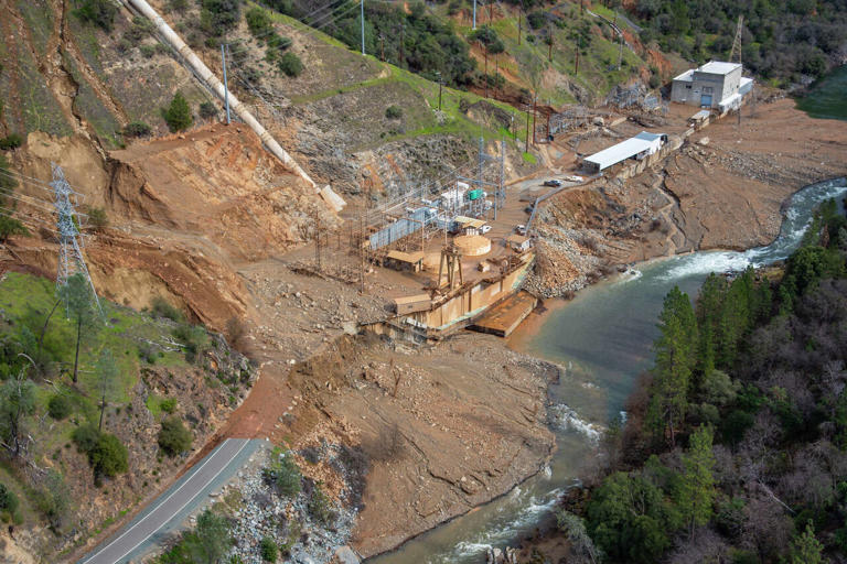 Powerhouse pipe bursts along Yuba River, prompting state of emergency