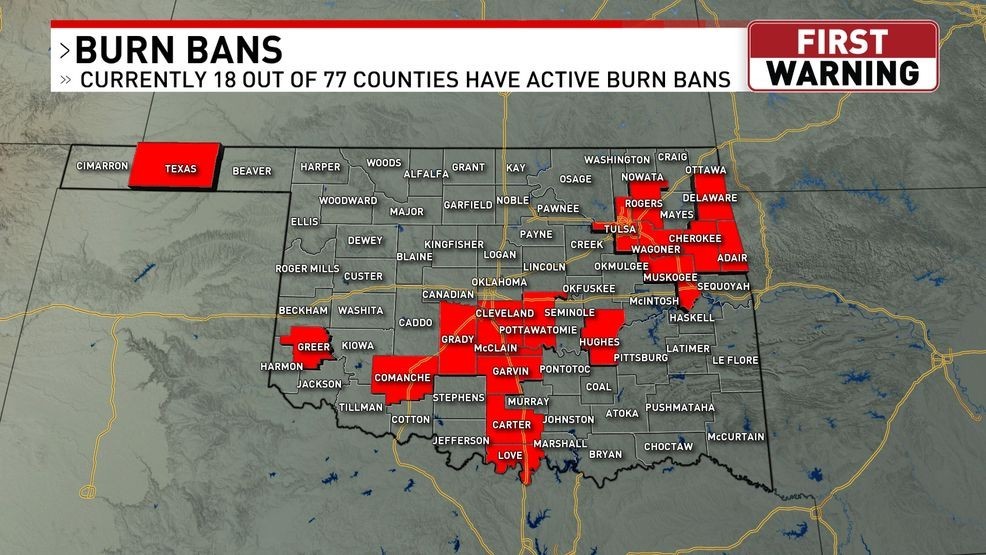 Fire danger in Oklahoma this week