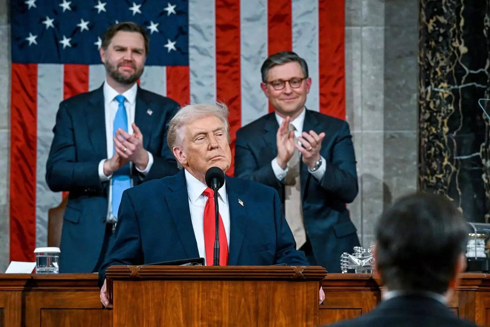 President Donald Trump uses longest-ever State of the Union to try to ...
