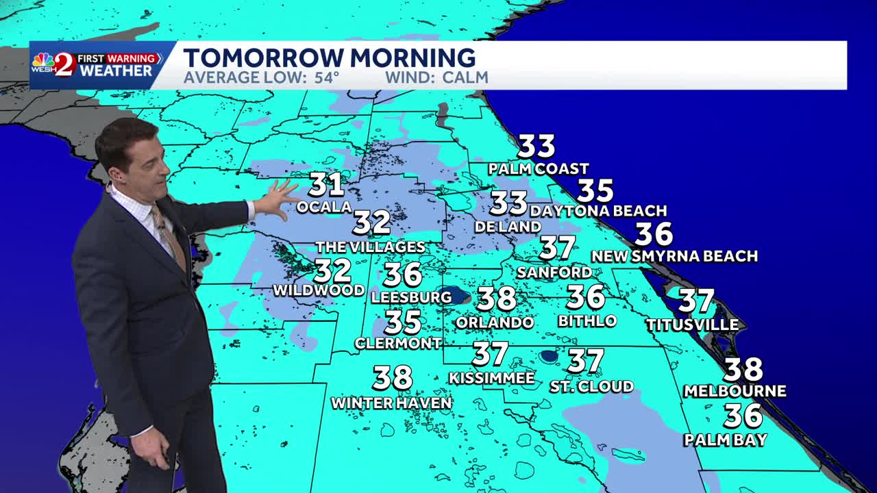 Frost advisory issued for all of Central Florida; Marion under freeze ...