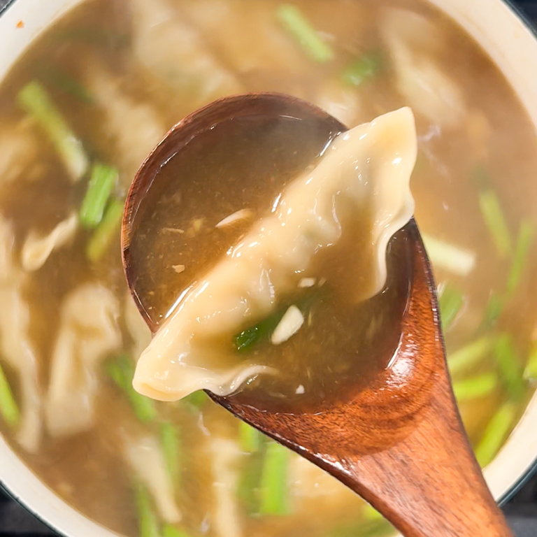 Clean out your fridge with my customizable, 30-minute pot sticker soup