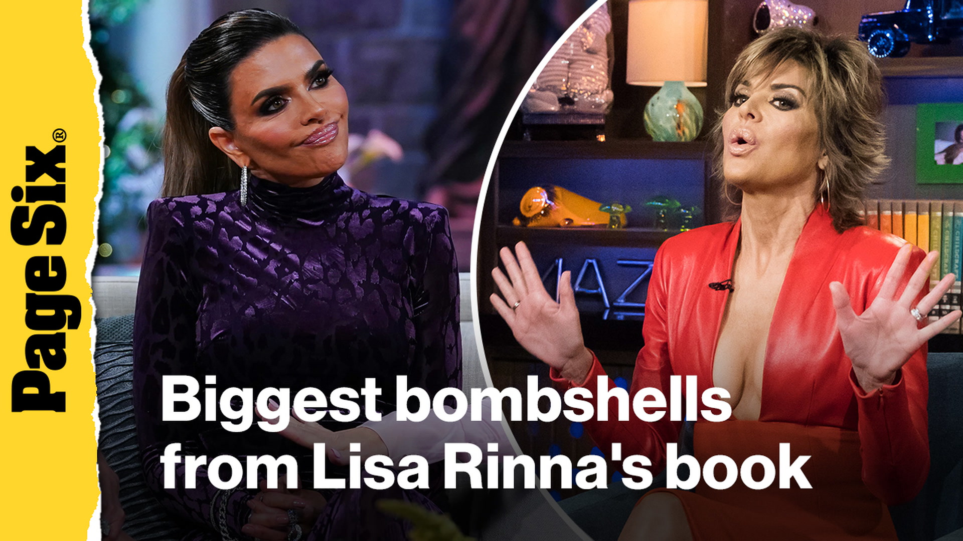 Lisa Rinna's major book bombshells: Andy Cohen texts, Harry Hamlin gay ...