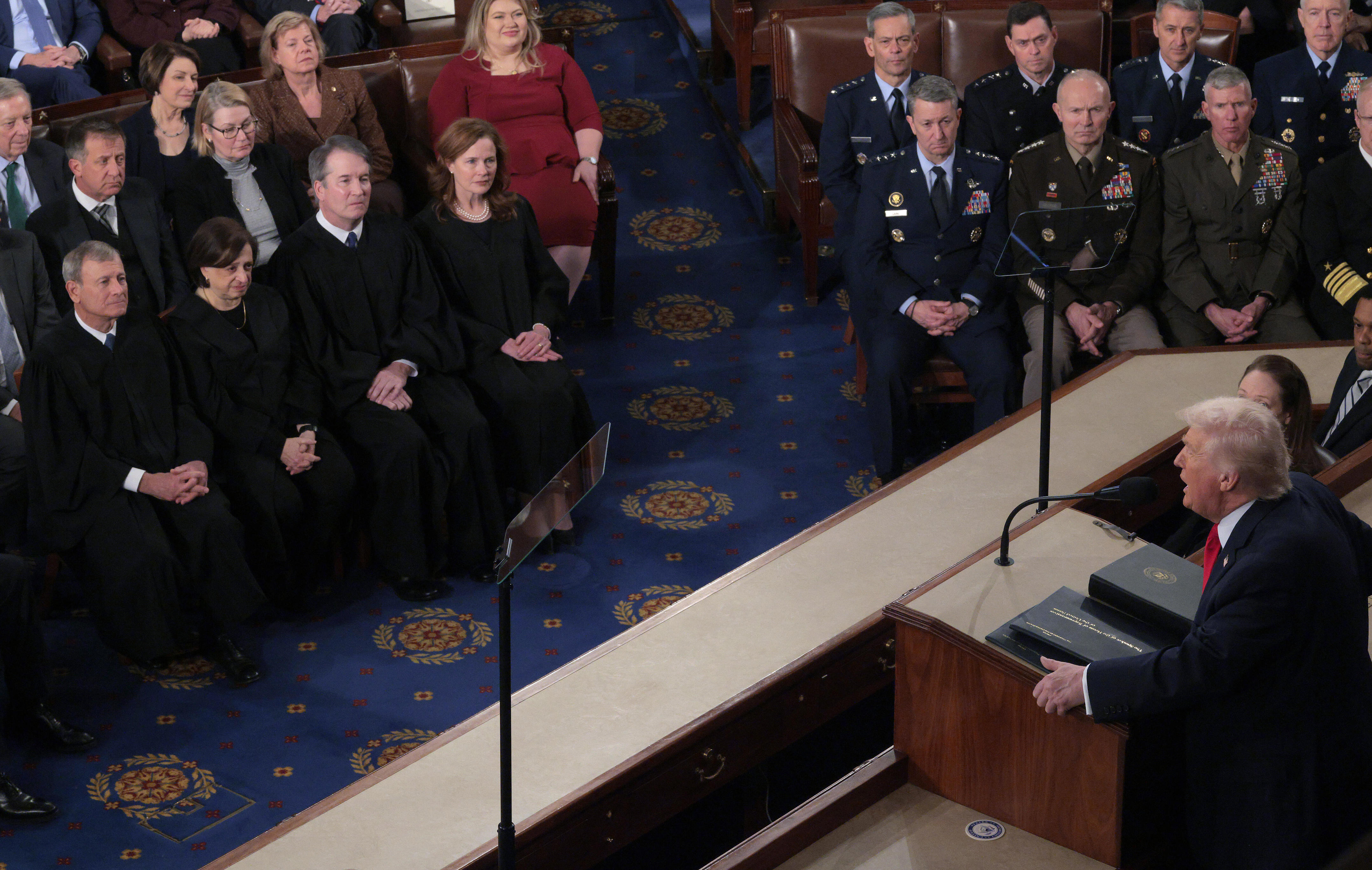 President Trump addresses Supreme Court tariff ruling at State of the Union