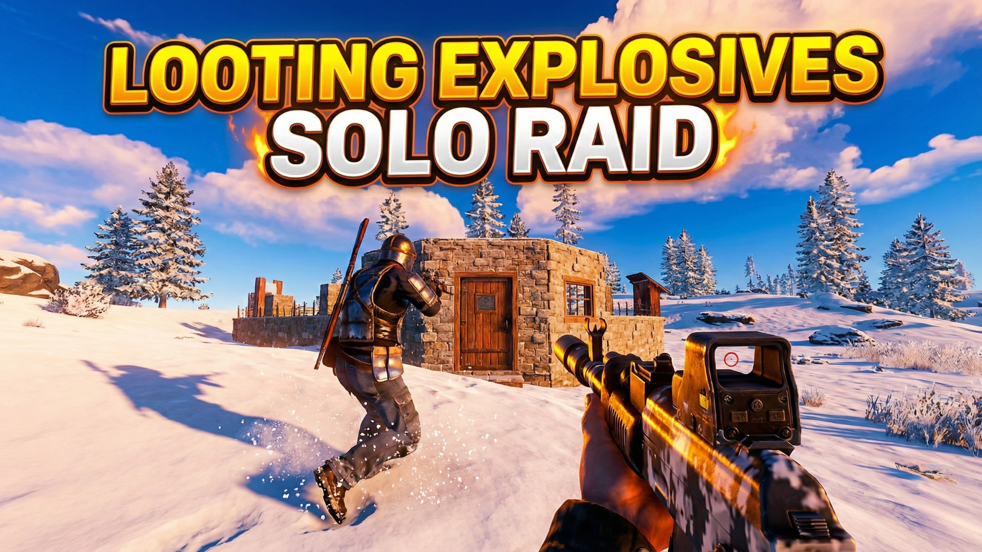 High-value raid stacks of explosives and loot