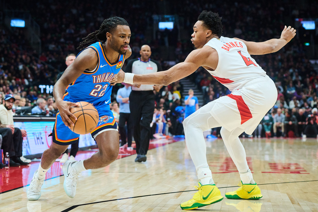 Wallace matches career-high with 27 points, NBA-best Thunder beat ...