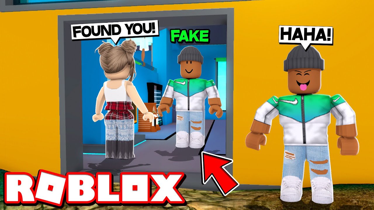 Trolling people with a fake clone in Roblox