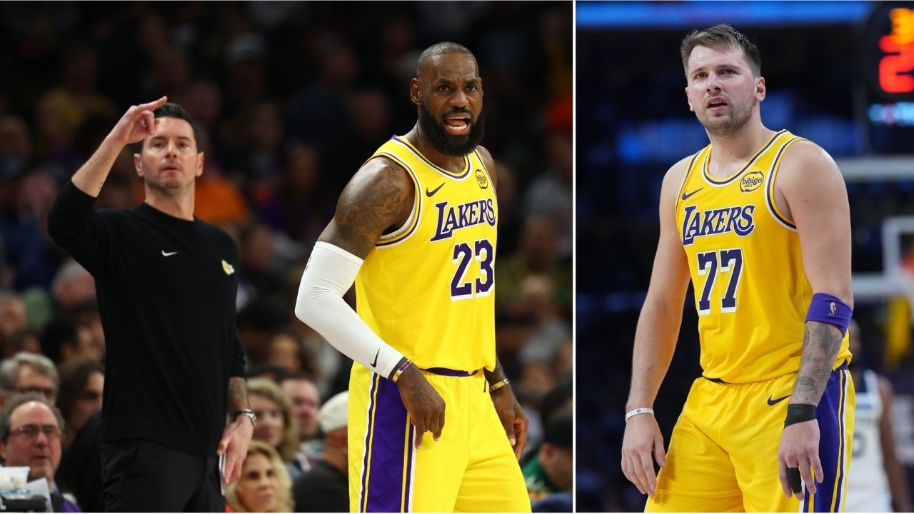 JJ Redick and LeBron James’ perplexed reaction to Luka Doncic’s ...