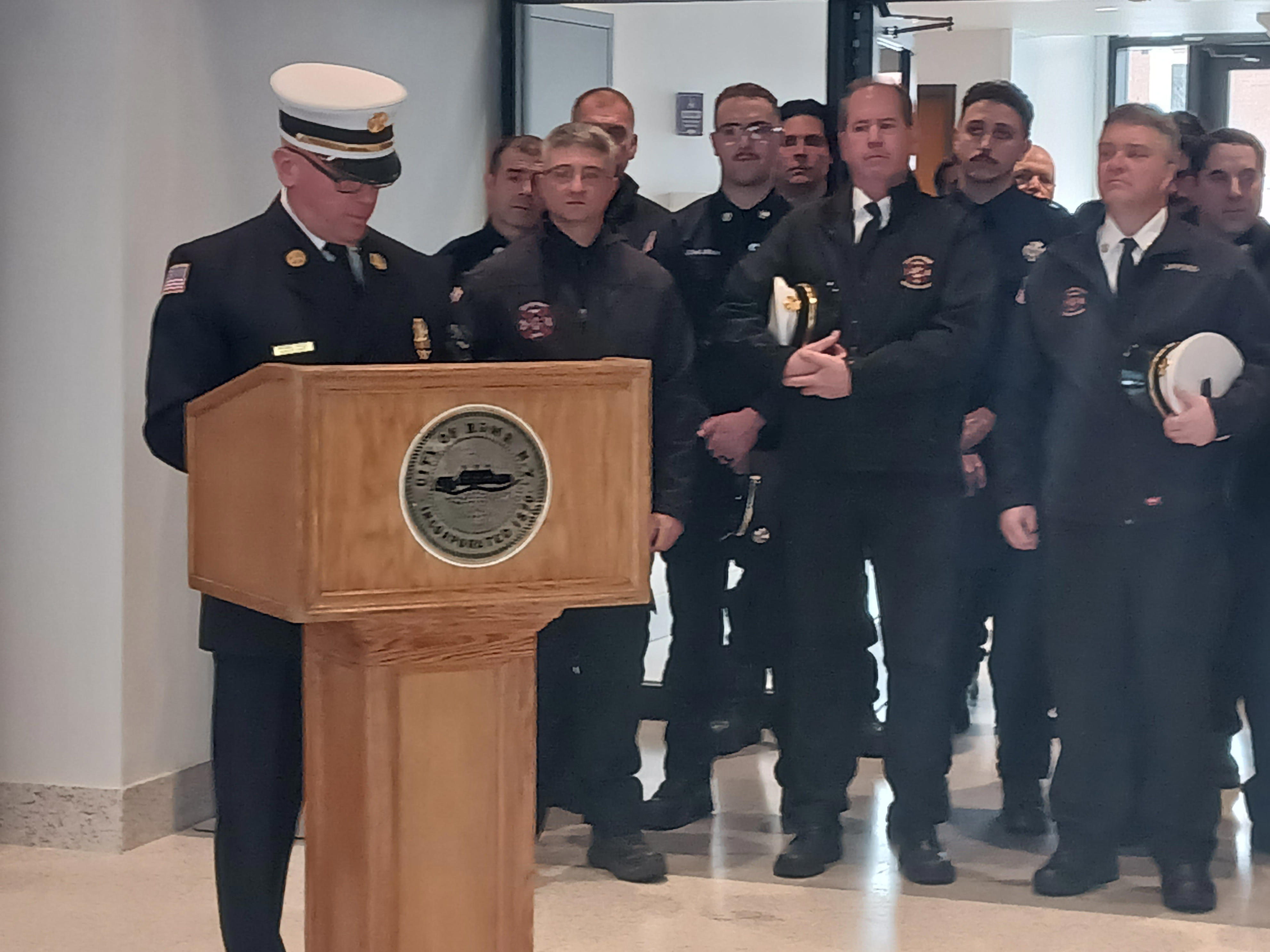 Deputy Chief Michael J Reilly announced as new Rome fire chief