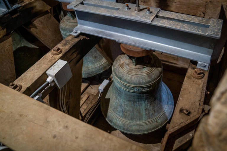 Church bells ring again after 50 years thanks to touch-screen technology