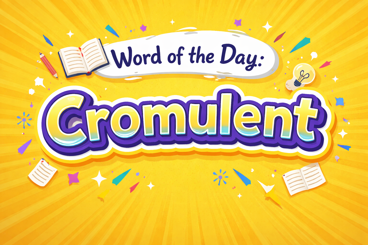 Word of the day: Cromulent