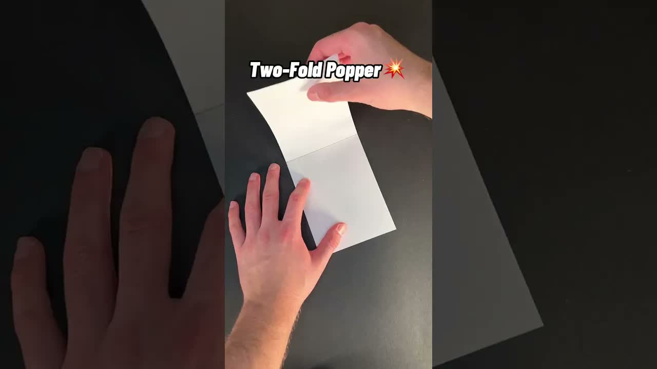 I made a loud sound with just a piece of paper!