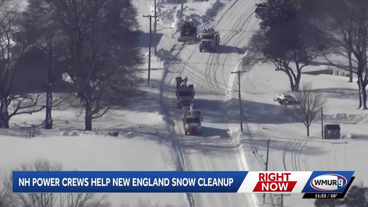 NH crews help restore power in southern New England after historic storm