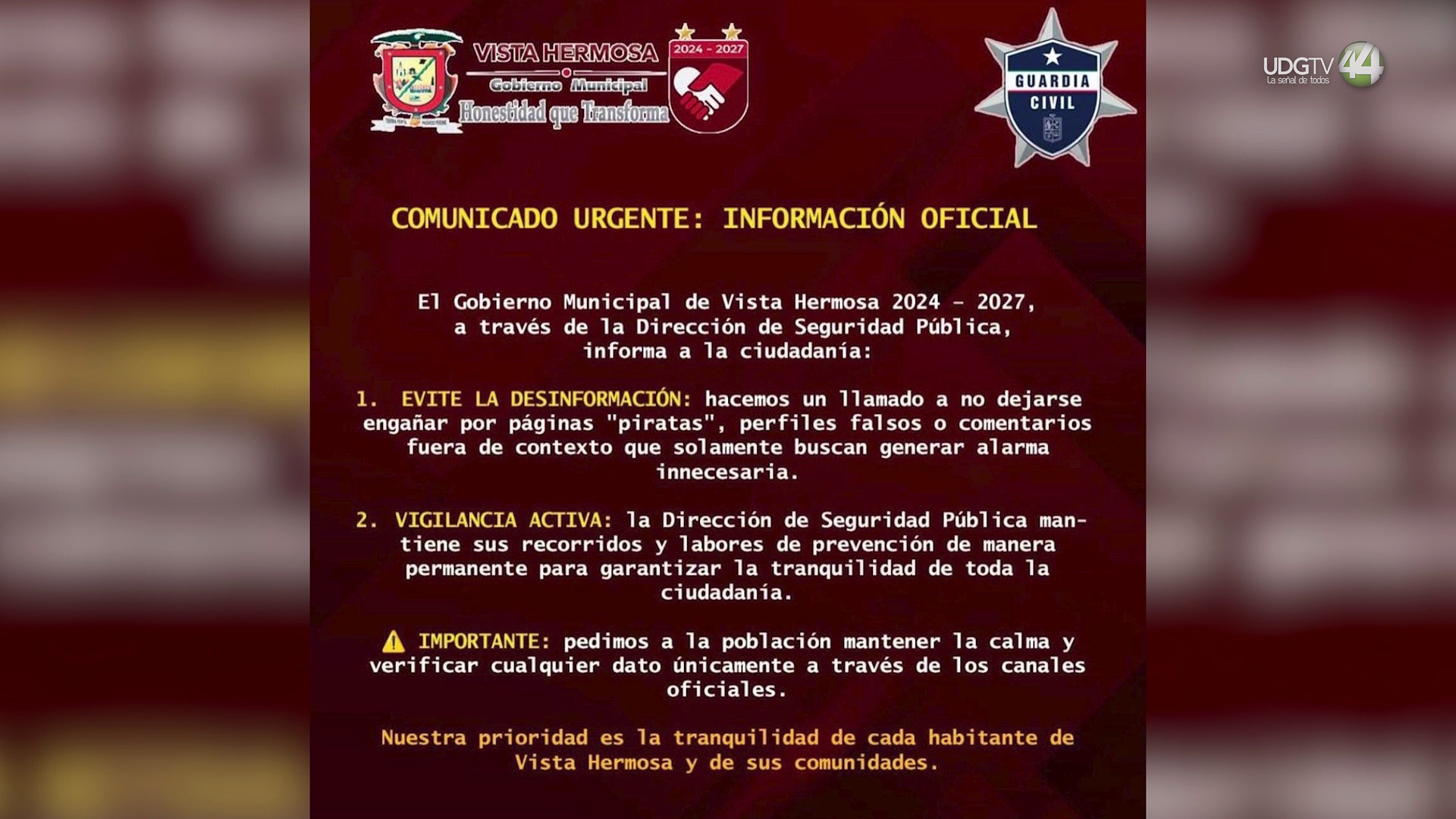Rumores de hechos violentos alertan a la zona Ciénega, autoridades ...