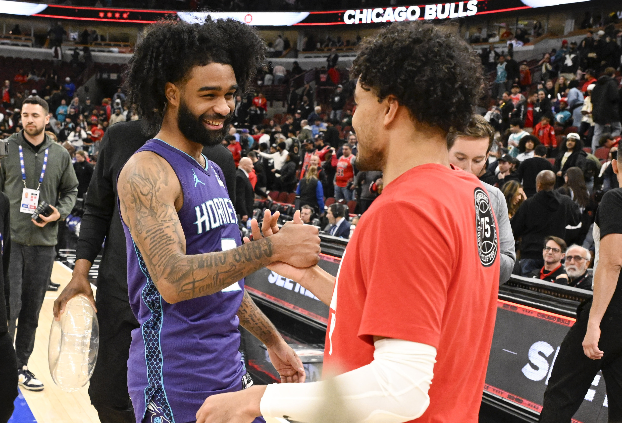 Coby White had great quote after his return to Chicago