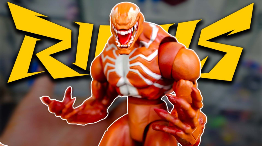 Building the Orange Venom action figure Marvel Rivals unleashed