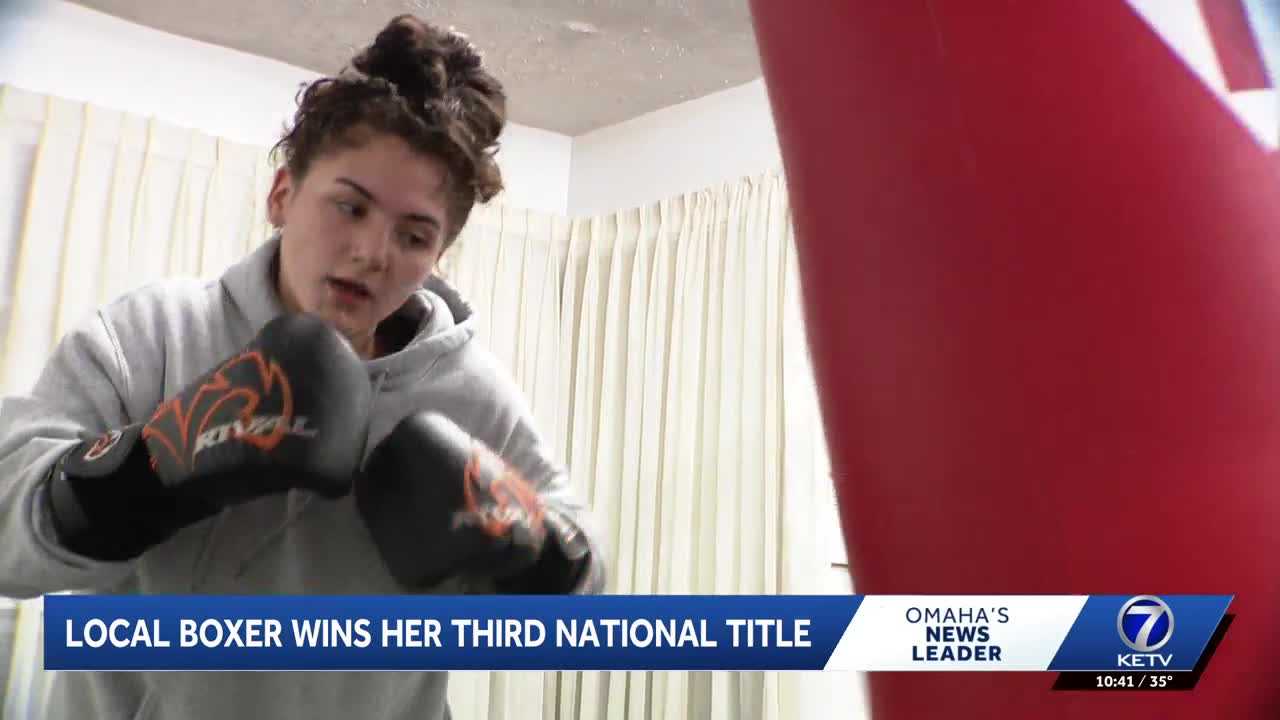 Local Omaha boxer wins her third national title after taking up boxing ...