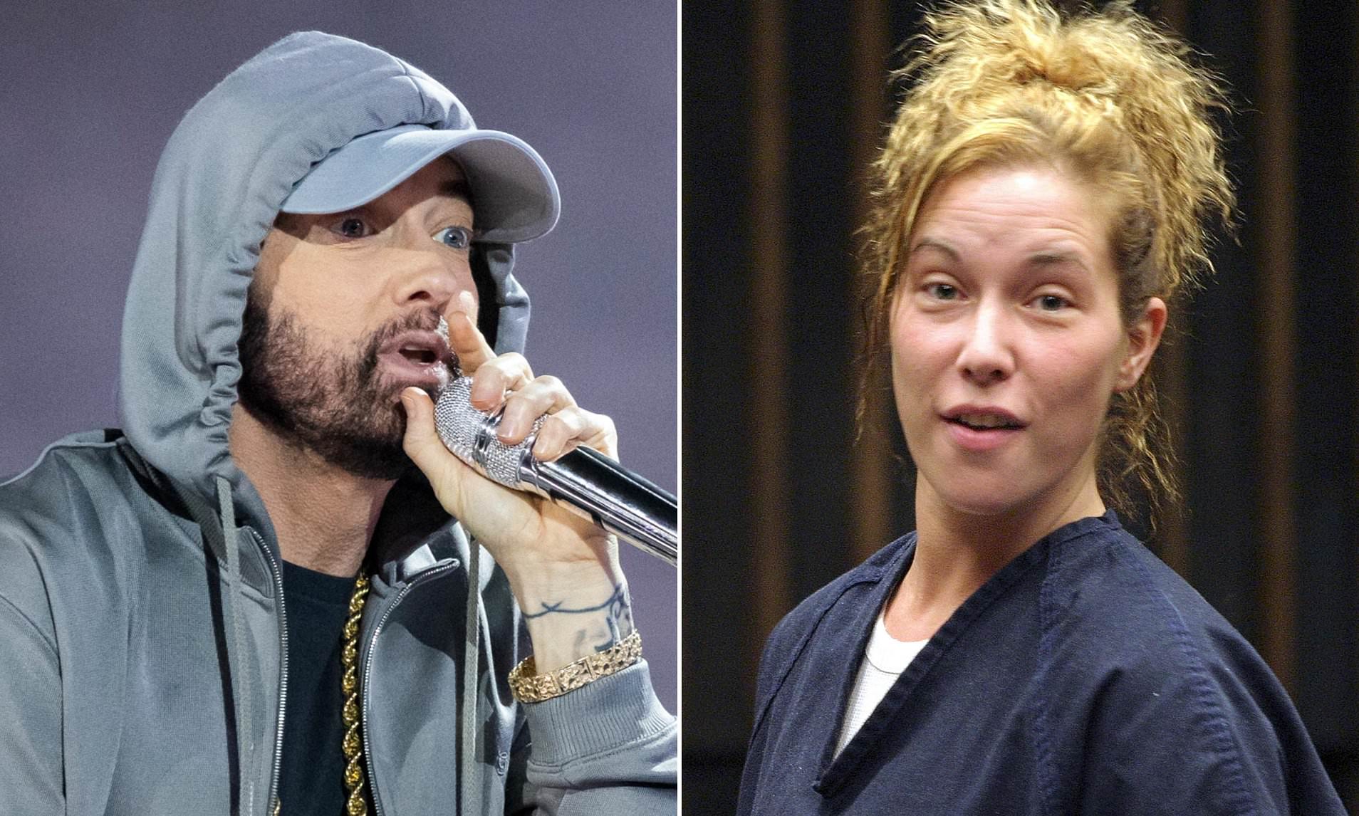 Eminem's ex-wife Kim Scott seen in bodycam footage of DUI arrest after  crashing her car