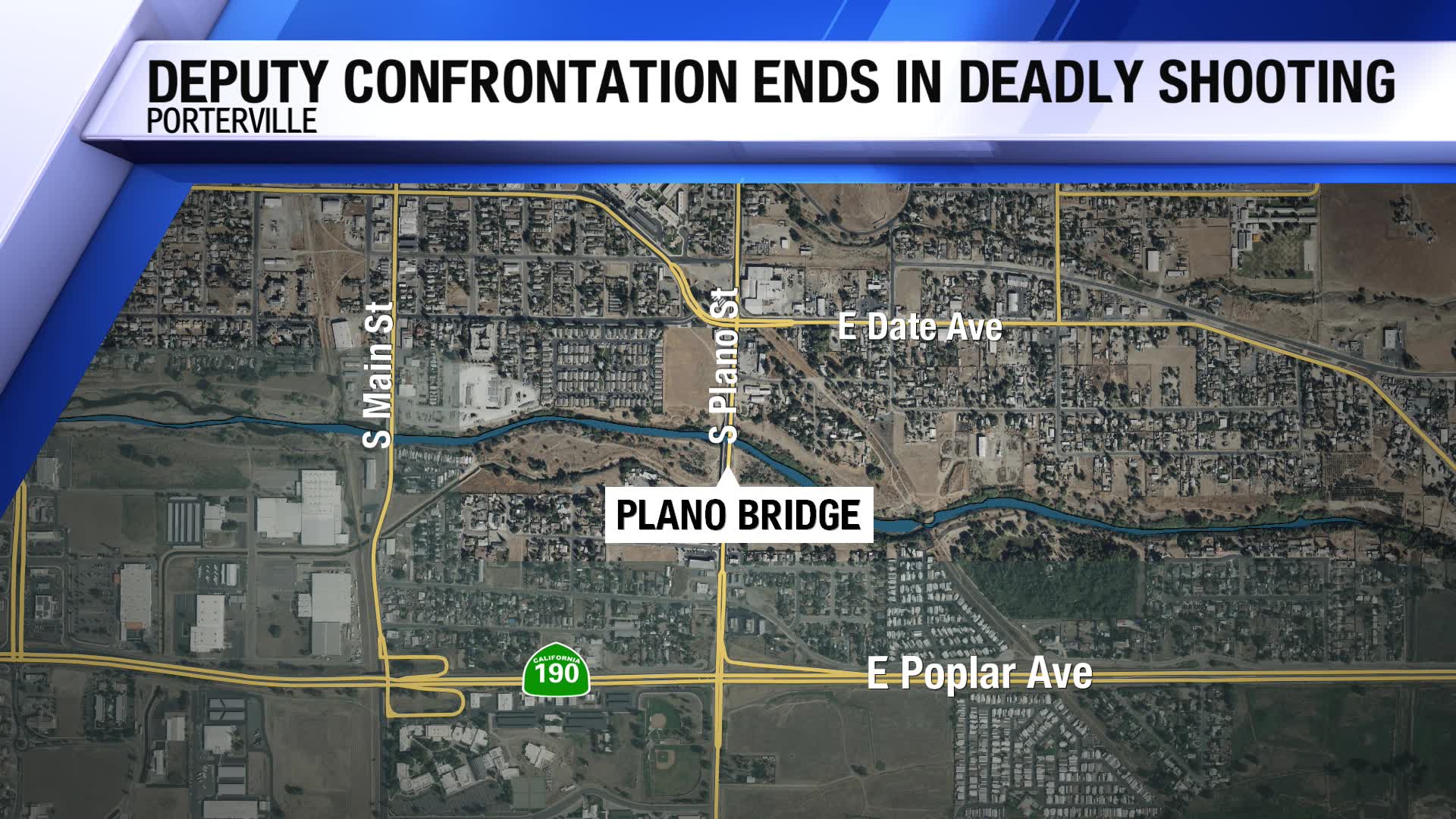Suspect with a stick shot dead by deputy outside Porterville, Tulare ...