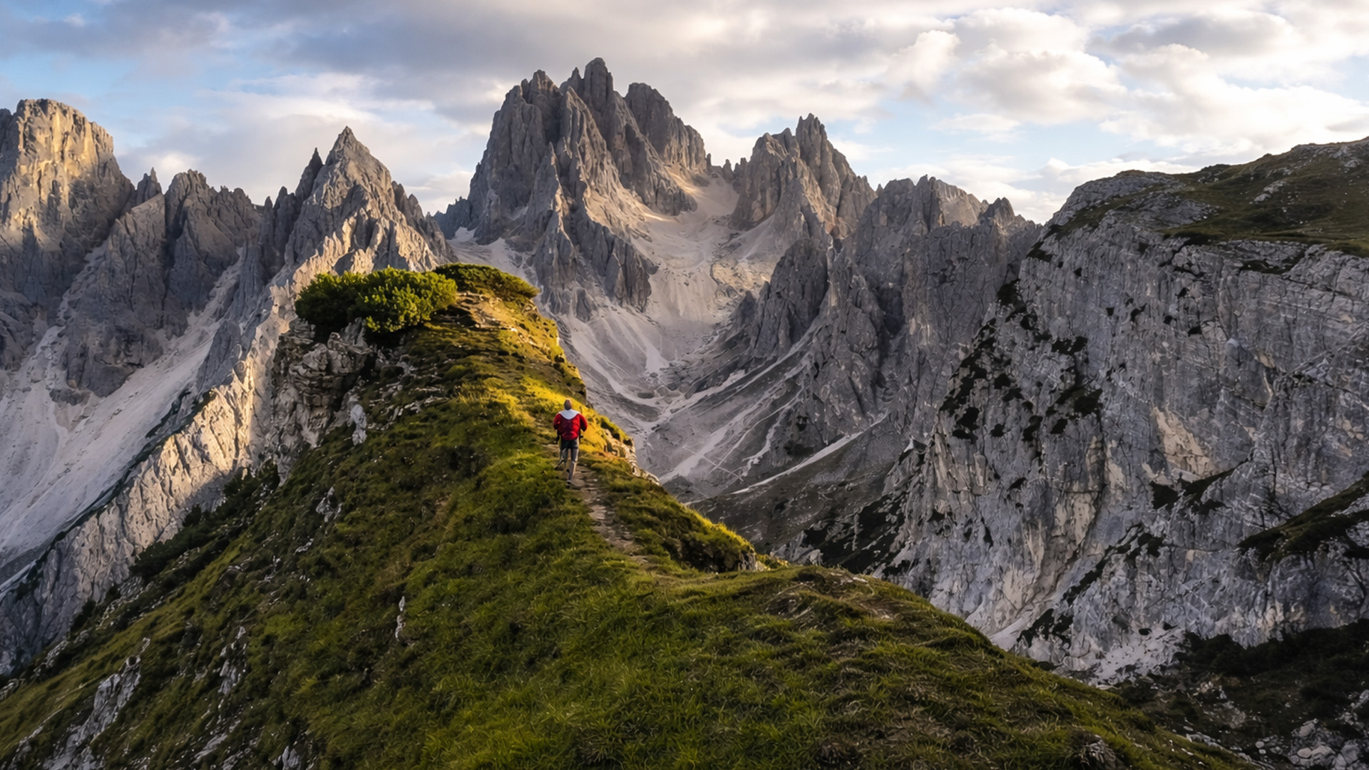 Would you cross this alpine ridge?
