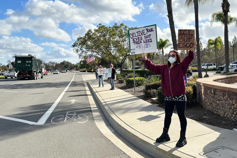 Residents demand an end to ICE gun training in small California city