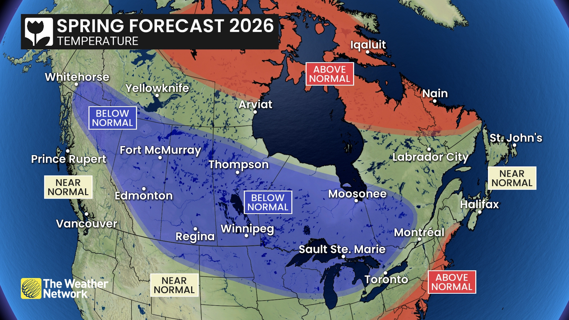 Spring weather outlook: What to expect across Canada