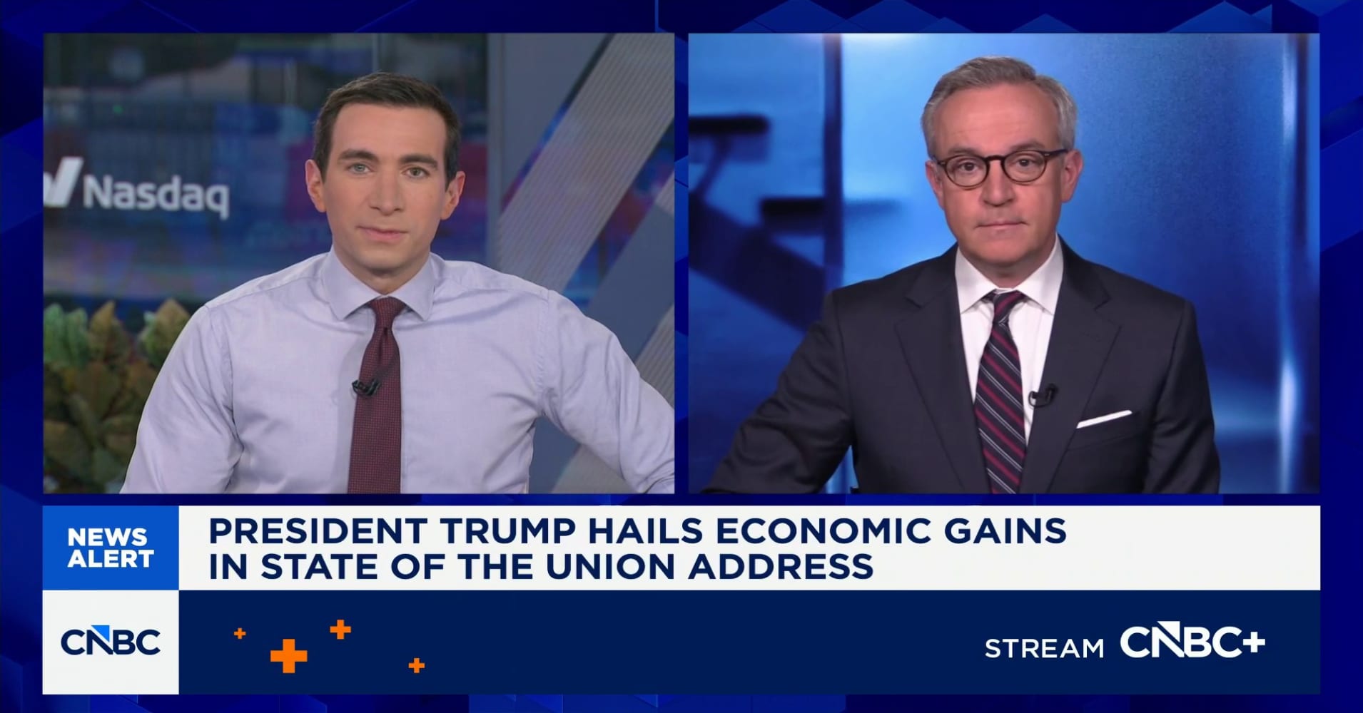 President Trump hails economic gains in State of the Union address