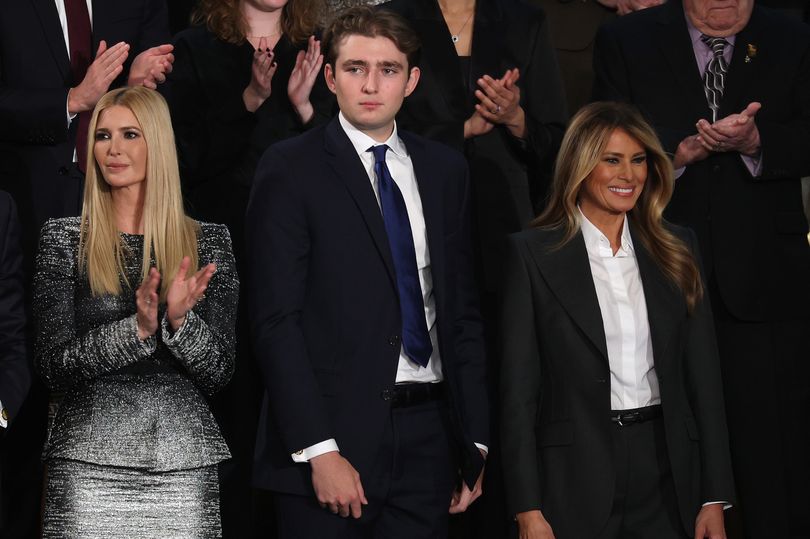 Barron Trump showed support for mum Melania with subtle gesture caught ...