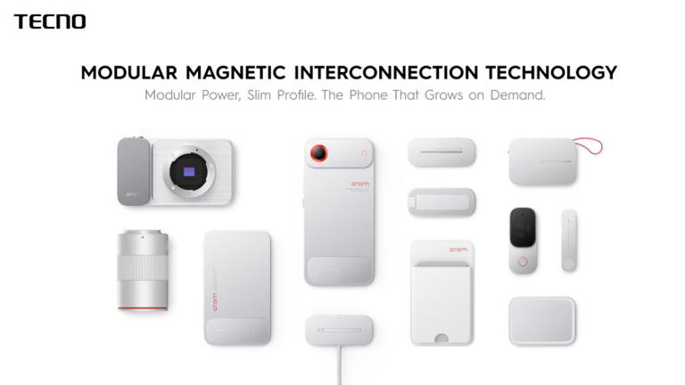 TECNO resurrects modular devices with a 4.9mm concept smartphone