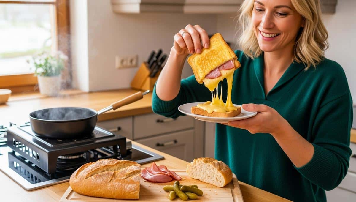 Raclette toastie made in a skillet: 4 ingredients and 15 minutes for ...