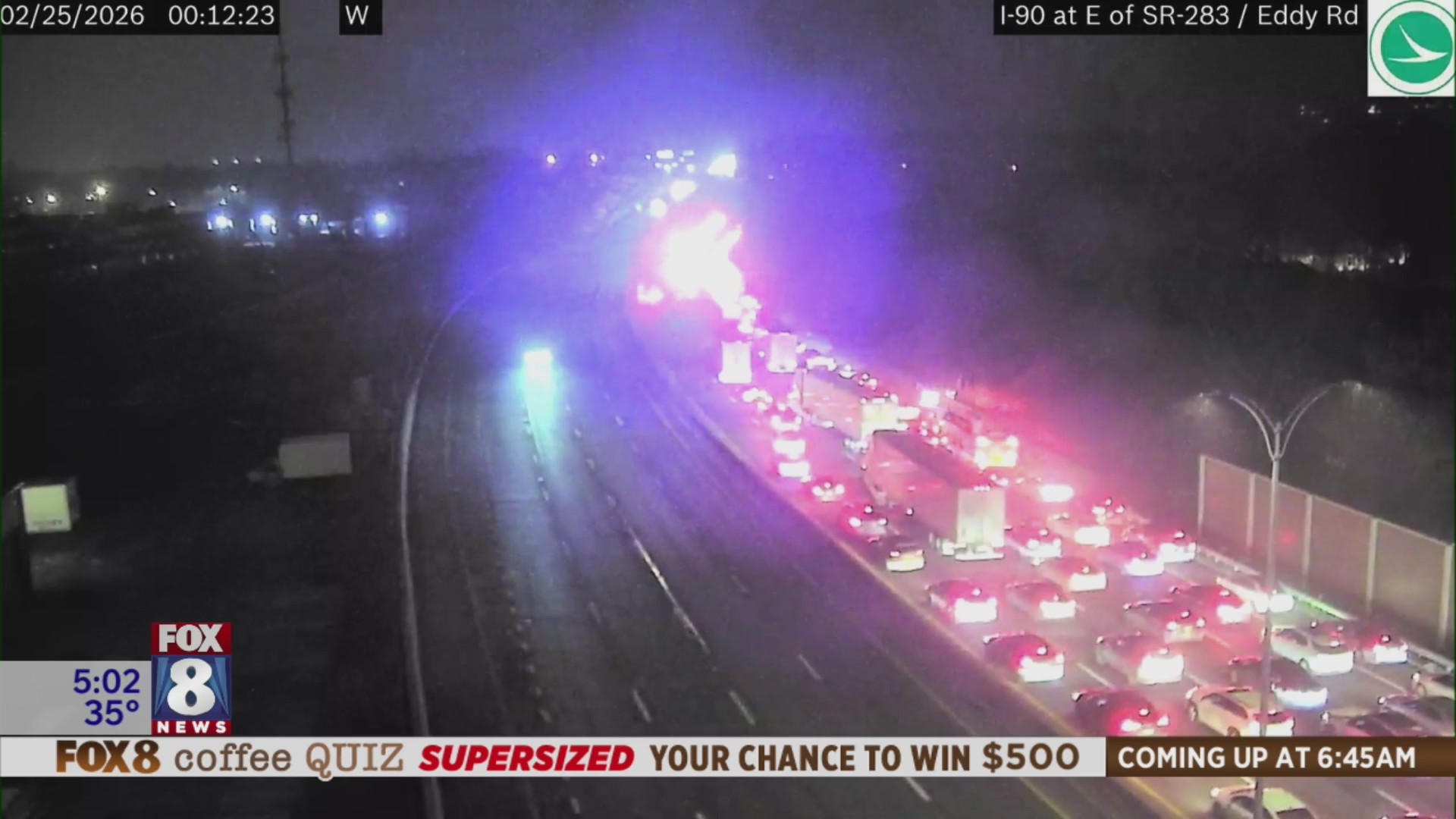 One person killed in crash on I-90