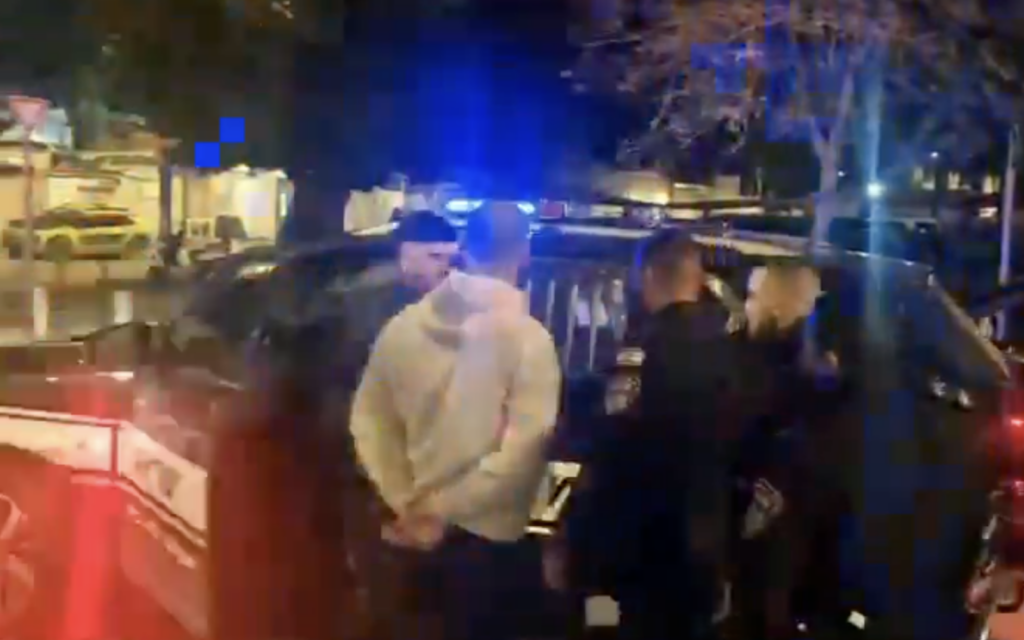 Right-wing activists again rally outside home of Arab Israeli anchor Lucy Aharish<br>