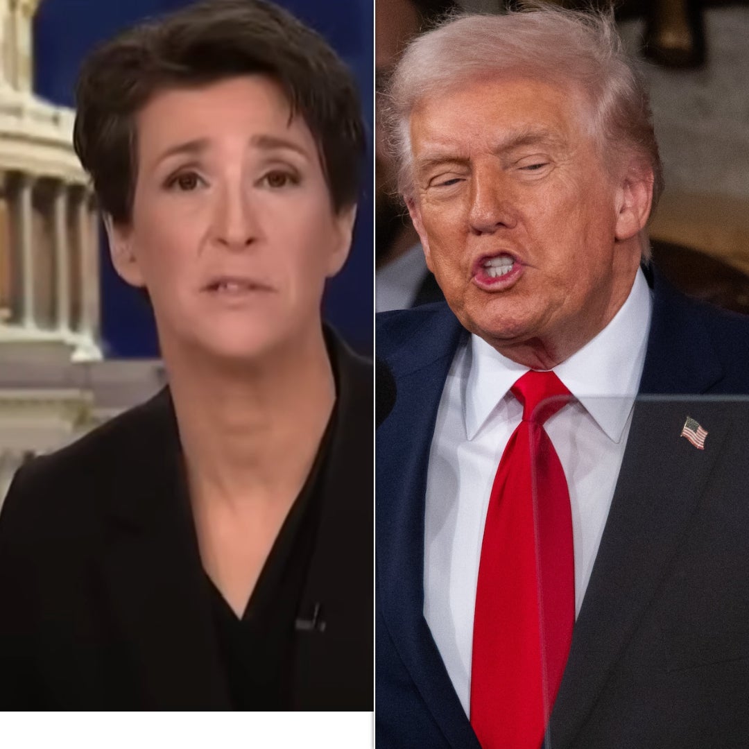 Rachel Maddow accuses Donald Trump of turning SOTU into 'violence