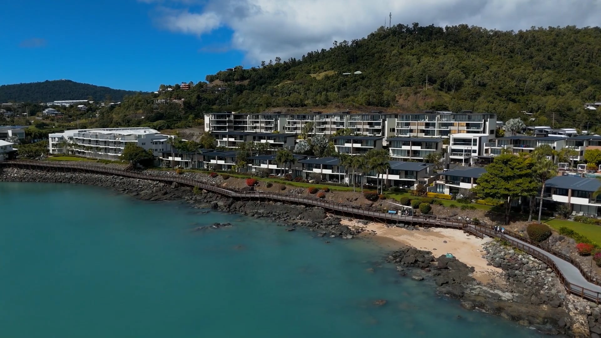 Airlie Beach, Australia: Drone explores gateway to Whitsunday and Great ...