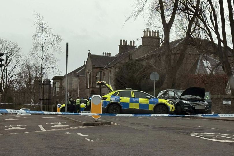Edinburgh police car 'involved in crash' as road taped off and buses ...